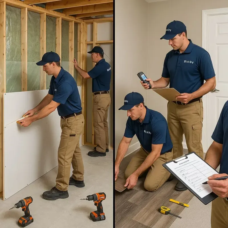 Repairs and Reconstruction process in Pitcairn, PA